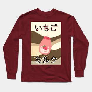 Japanese Strawberry Milk Anime Long Sleeve T-Shirt